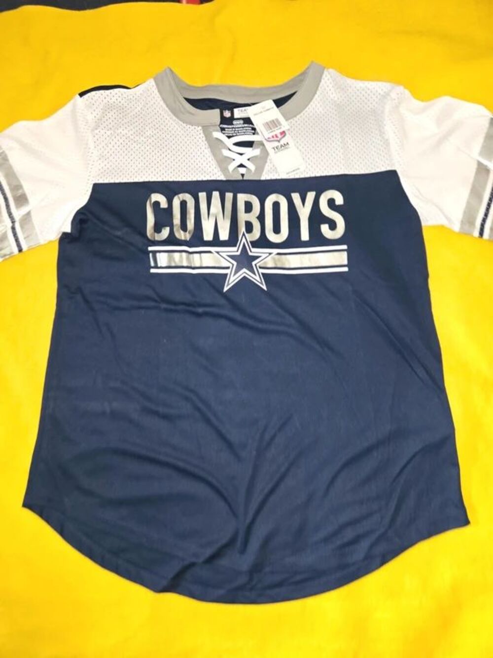 Dallas Cowboys Women's Medium T-Shirt (BLOC-30)